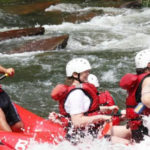 boat cruising enjoying fresh waters