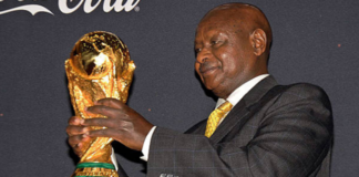 Uganda hosts the world cup trophy