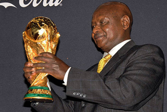 Uganda hosts the world cup trophy