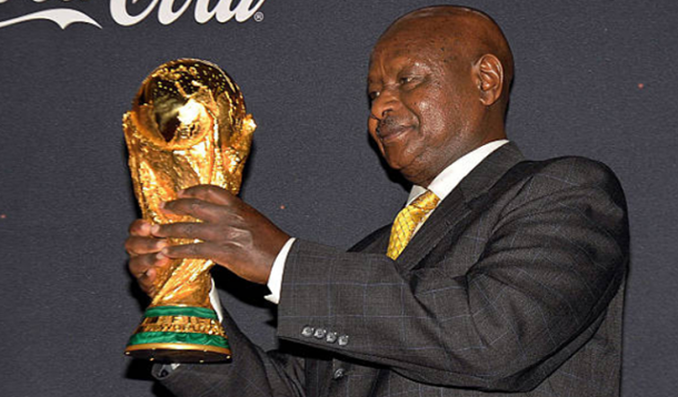 Uganda hosts the world cup trophy