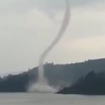 Tornado hit lake bunyonyi