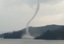 Tornado hit lake bunyonyi