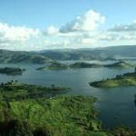 Islands on Lake Bunyonyi